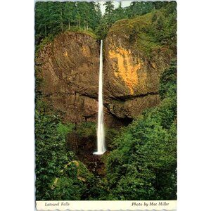 Postcard Latourel Falls Columbia River Gorge Oregon Unposted 6x4 inches USA